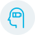 Chatbot-Symbol mit Sprechblase