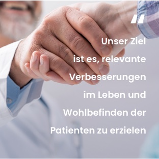 Hände halten sich, Arzt und Patient, Vertrauen