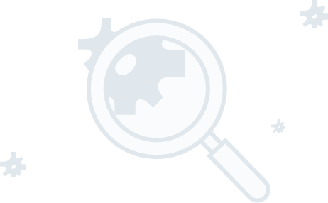 Loupe avec puzzle et étoiles illustration